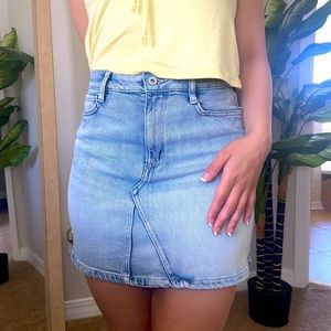 Unique Jean mini skirt